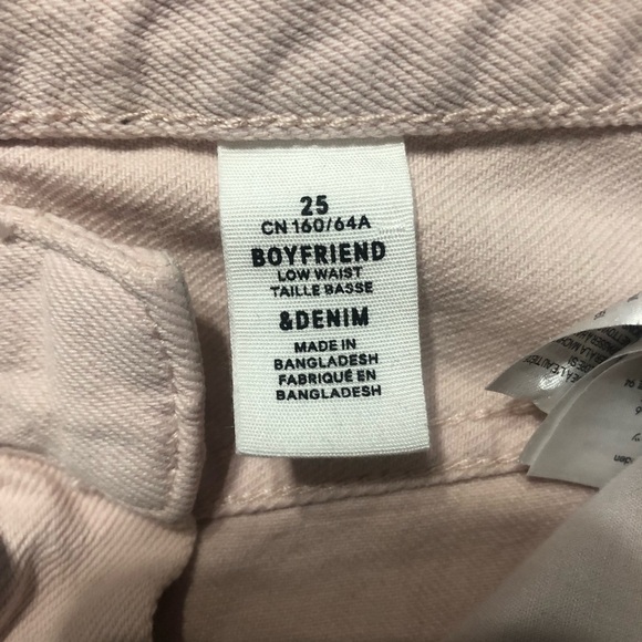 H&M Low Waist Distressed Boyfriend Jeans - Picture 8 of 9